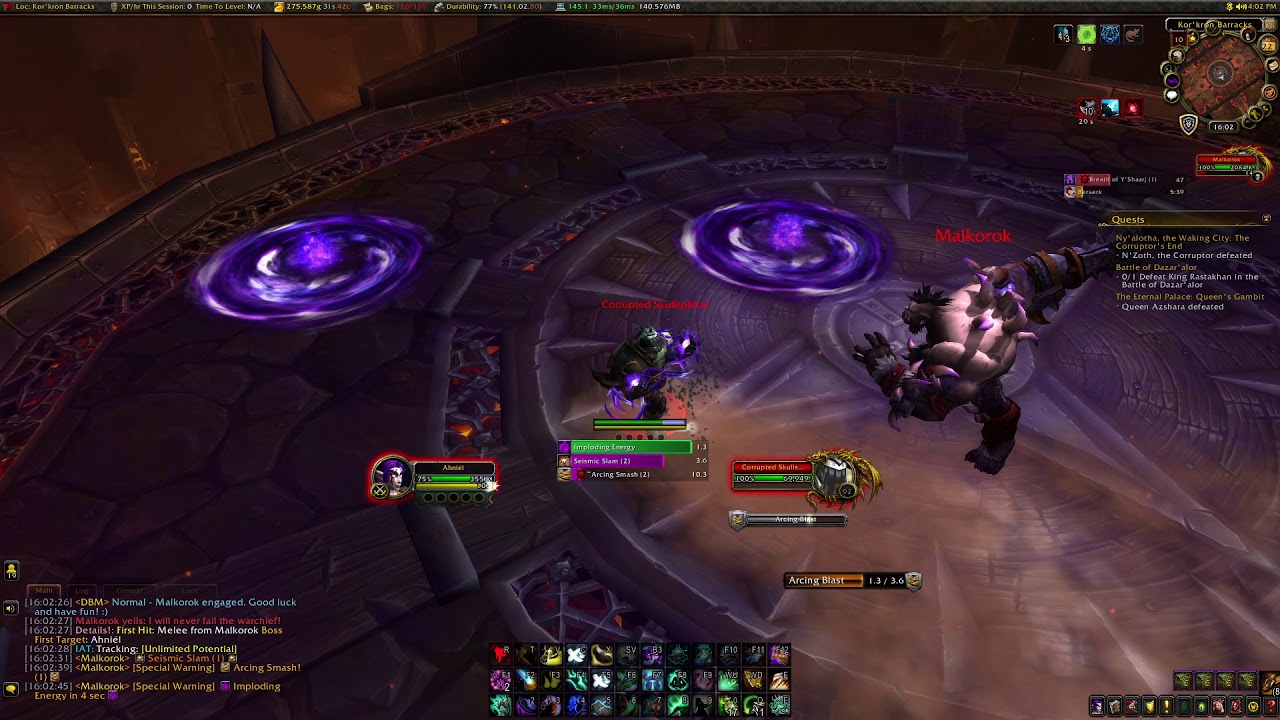 WoW Unlimited Potential achievement (Siege of Orgrimmar raid)