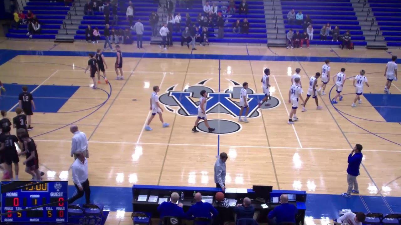 Waukesha West High School vs Muskego High School Mens JV Basketball