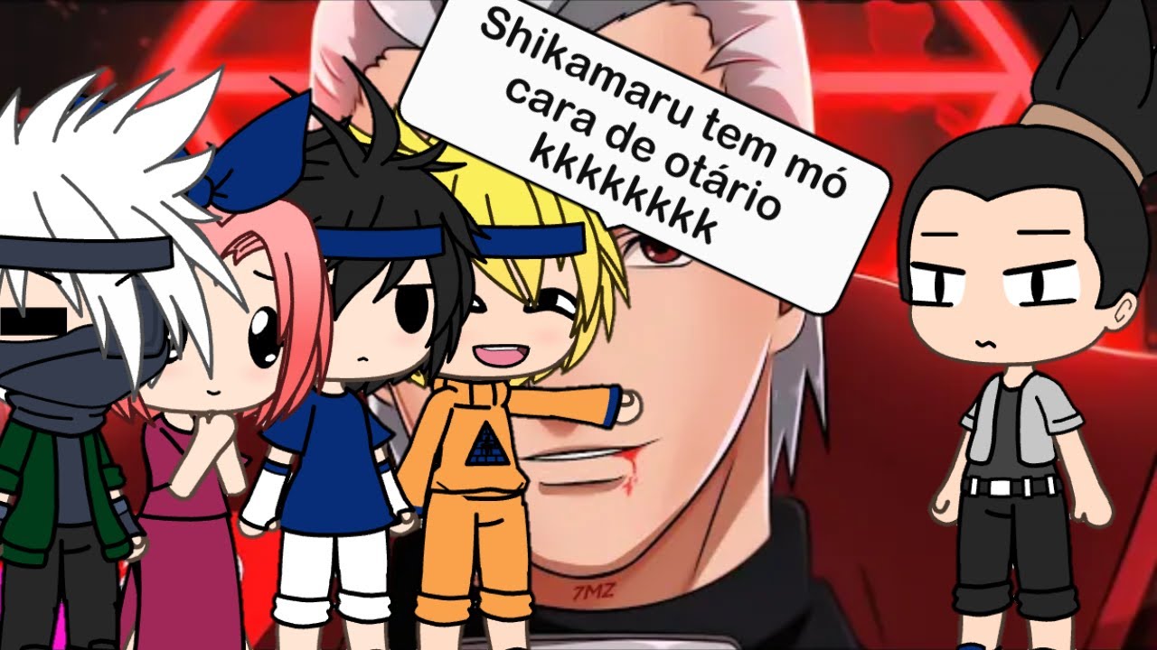(REACT)TIME 7 + SHIKAMARU REAGINDO AO RAP DO HIDAN - VAI COMEÇAR O RITUAL (7MZ)GACHA REACT.
