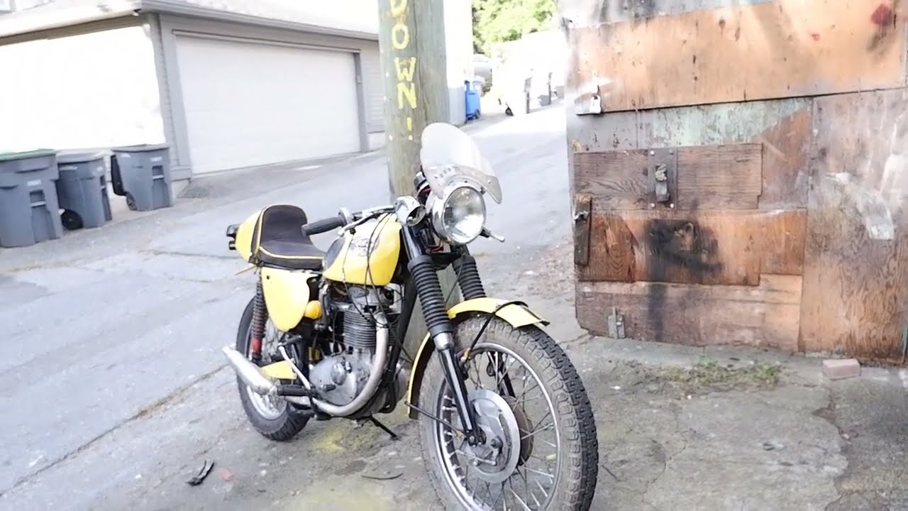 1969 BSA B44 cafe racer almost ready to dethrone the 72 BMW R60 for a month or two.
