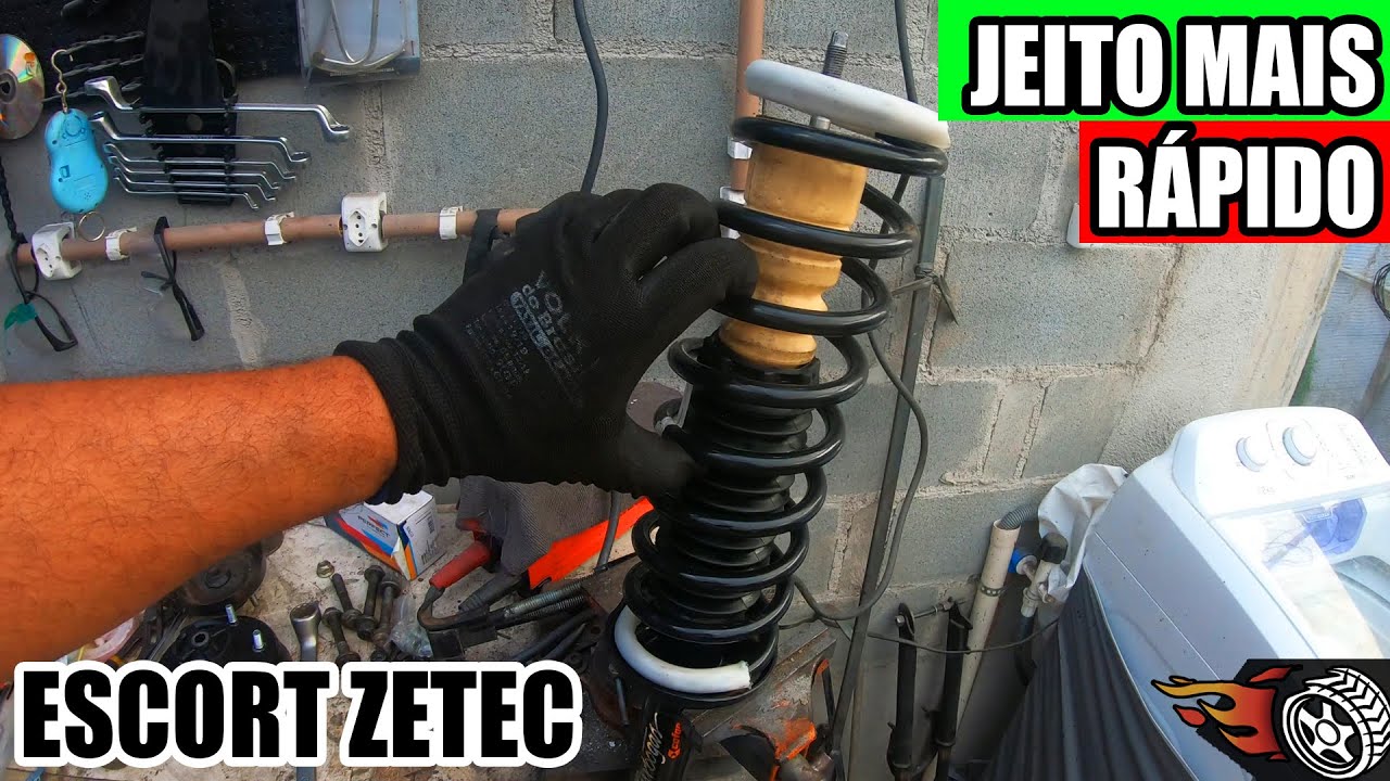 Troca Amortecedor / Coxim / Batente / Molas traseira do Ford Escort Zetec