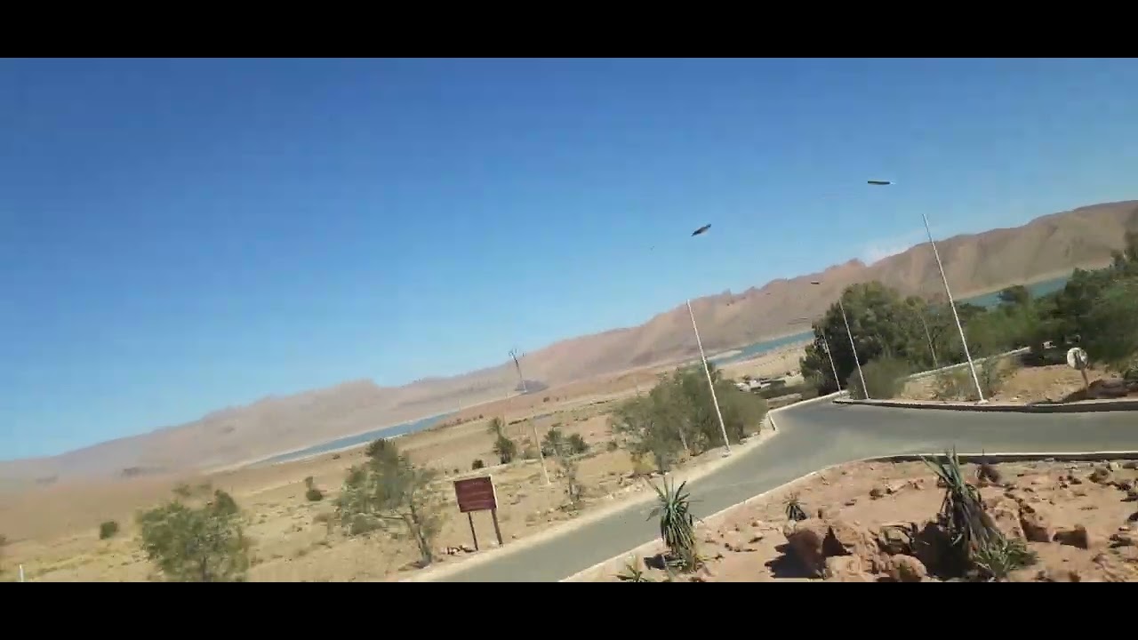 #الباراج #سد الحسن الداخل الموجود بمدينة الرشيدية من الأول إلى الآخر من الجهة الغربية لمدخل المدينة