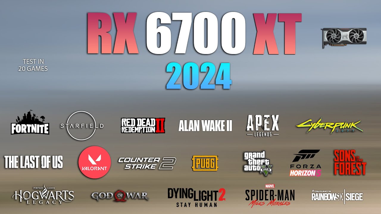 RX 6700 XT : Test in 20 Games - RX 6700XT Gaming