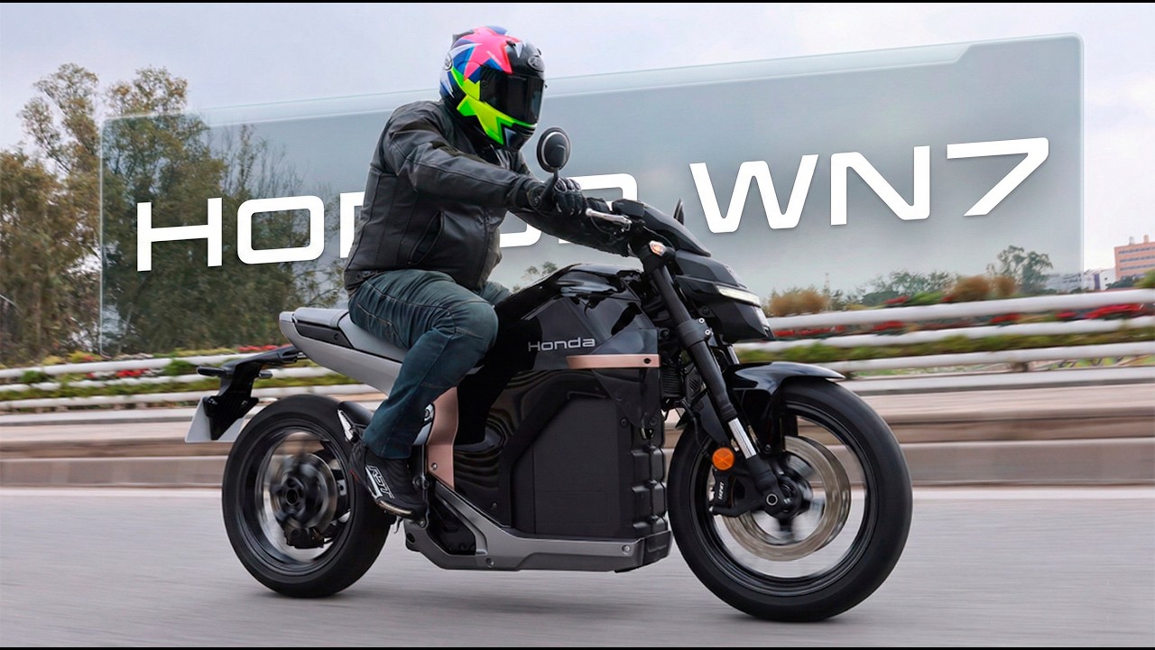 Probamos la primera moto grande ELÉCTRICA de Honda: la WN7