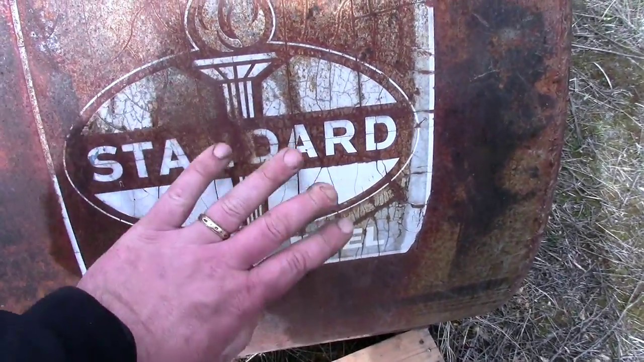 Vintage Standard Oil Tank