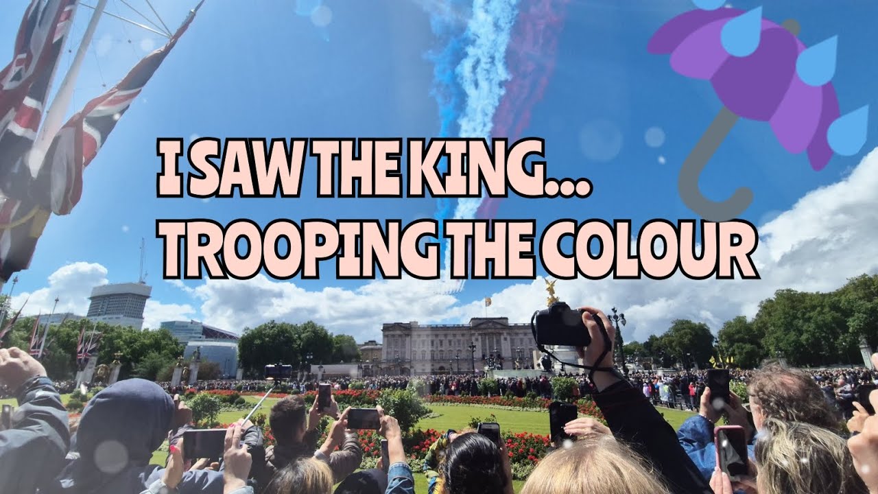 🇬🇧 TROOPING THE COLOURS | The Royals I Sunshine| Rain Storm | St James's Park | Horse Guards Parade
