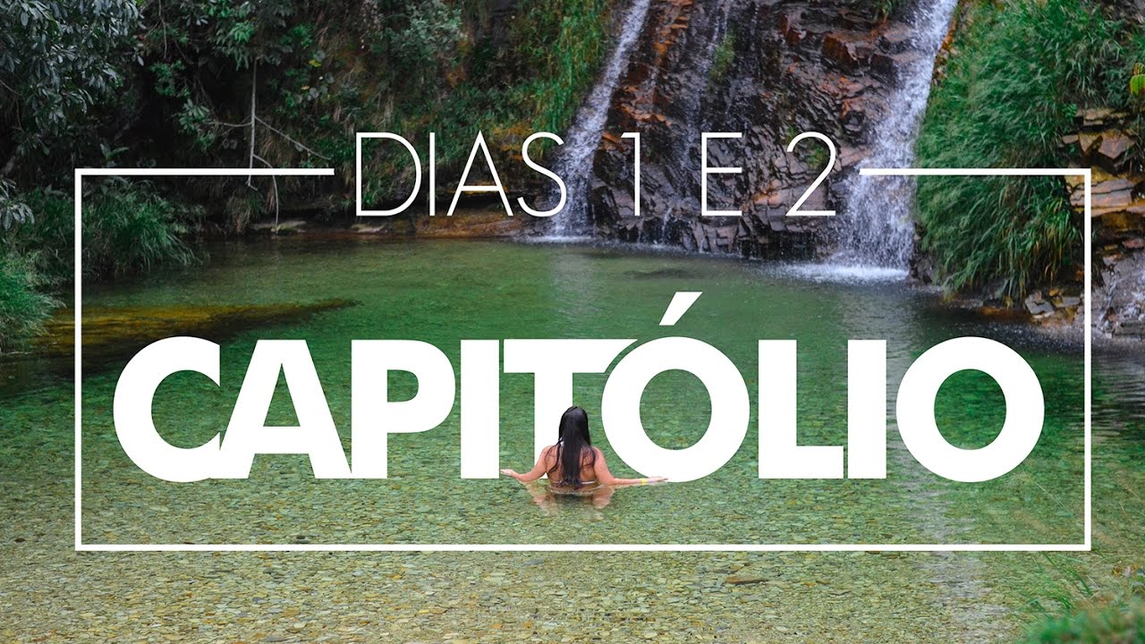 CAPITÓLIO, MG: LAGOA AZUL, LANCHA NO LAGO DE FURNAS E CASCATA ECO PARQUE.