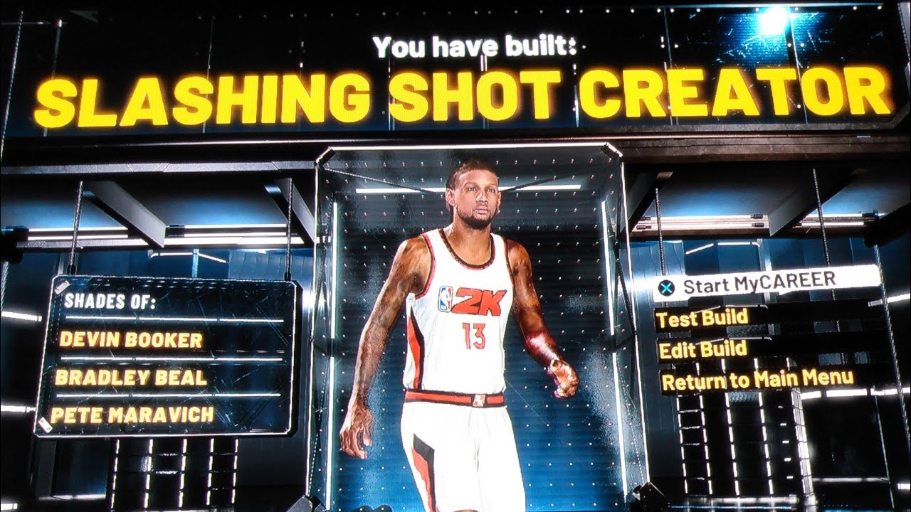 Best Slashing Shot Creator SG Build On NBA2K22 Rare Build Exclusive