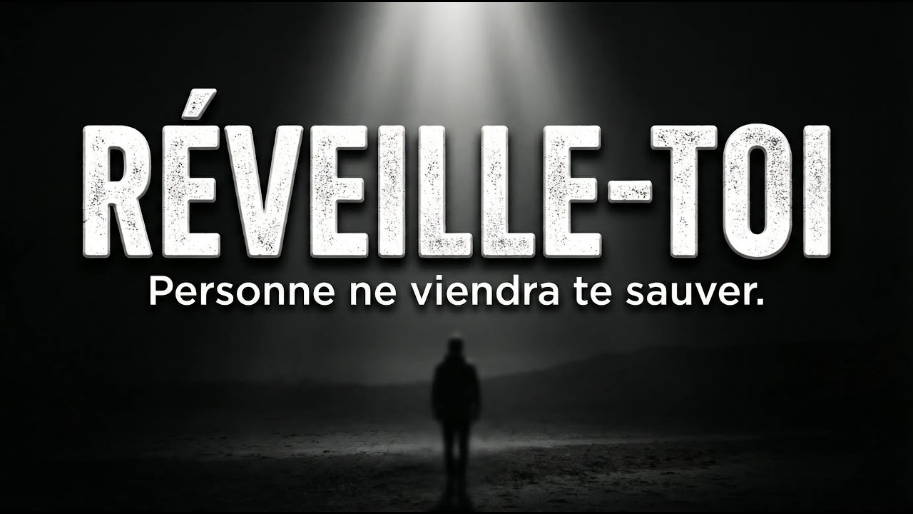 RÉVEILLE-TOI. Personne ne viendra te sauver.