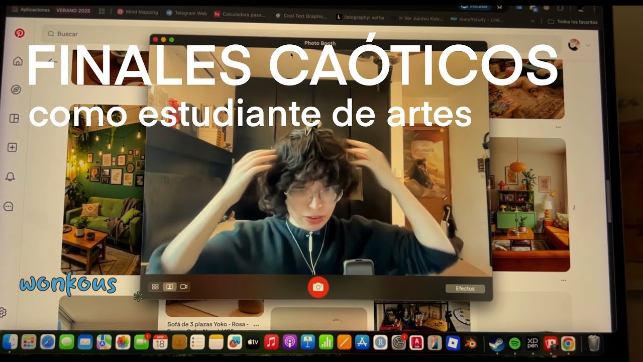 CAOS en finales como estudiante de artes ᯓ★ un vlogcito