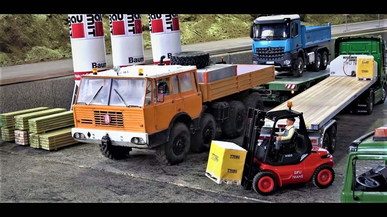 RC Trucks, RC forklift - RC Heavy Transportation and RC Truck convoy