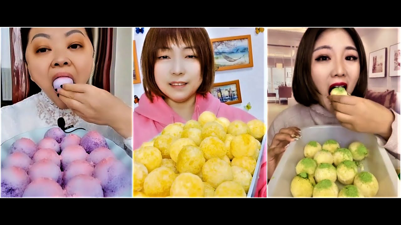 ICE BALLS MUKBANG 