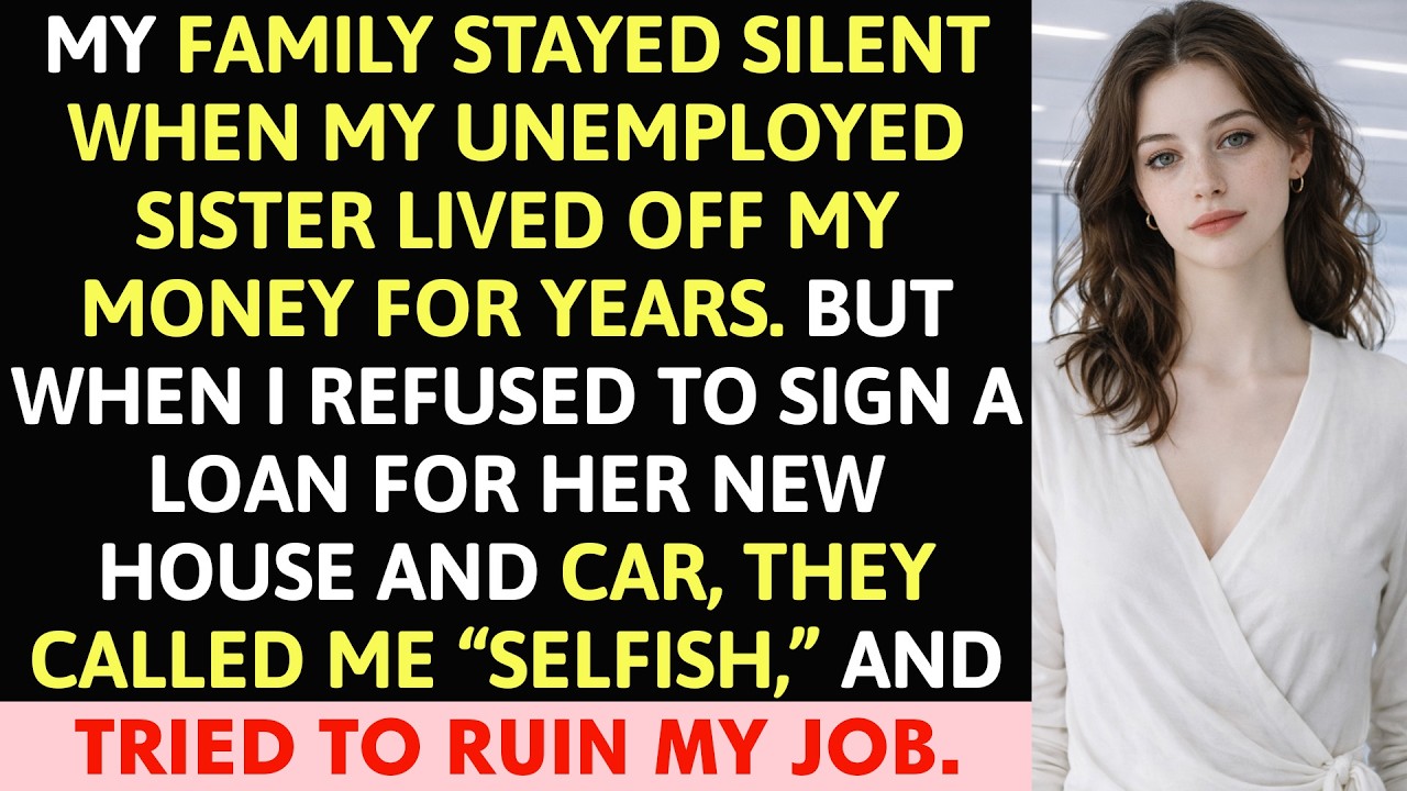 My Family Stayed Silent When My Unemployed Sister Lived Off My…