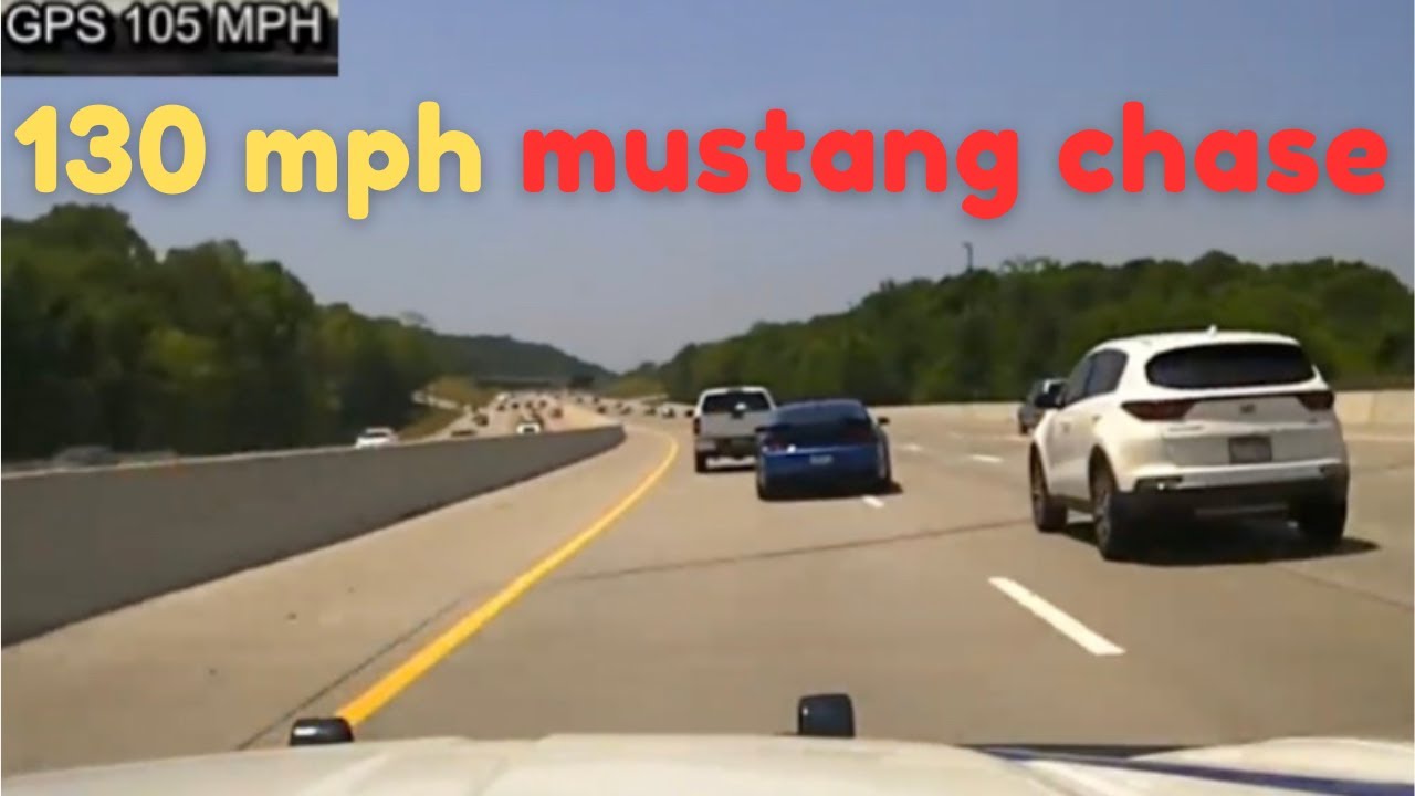 Mustang vs State Trooper [High Speed Chase]