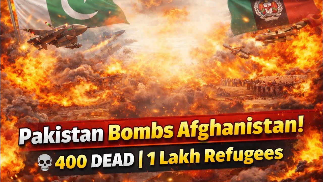 Paki Airstrike on Afghanistan!400 मृत, 250 जखमी | 1 लाख निर्वासित | Talibanचा आरोप! भाराताचे लक्ष