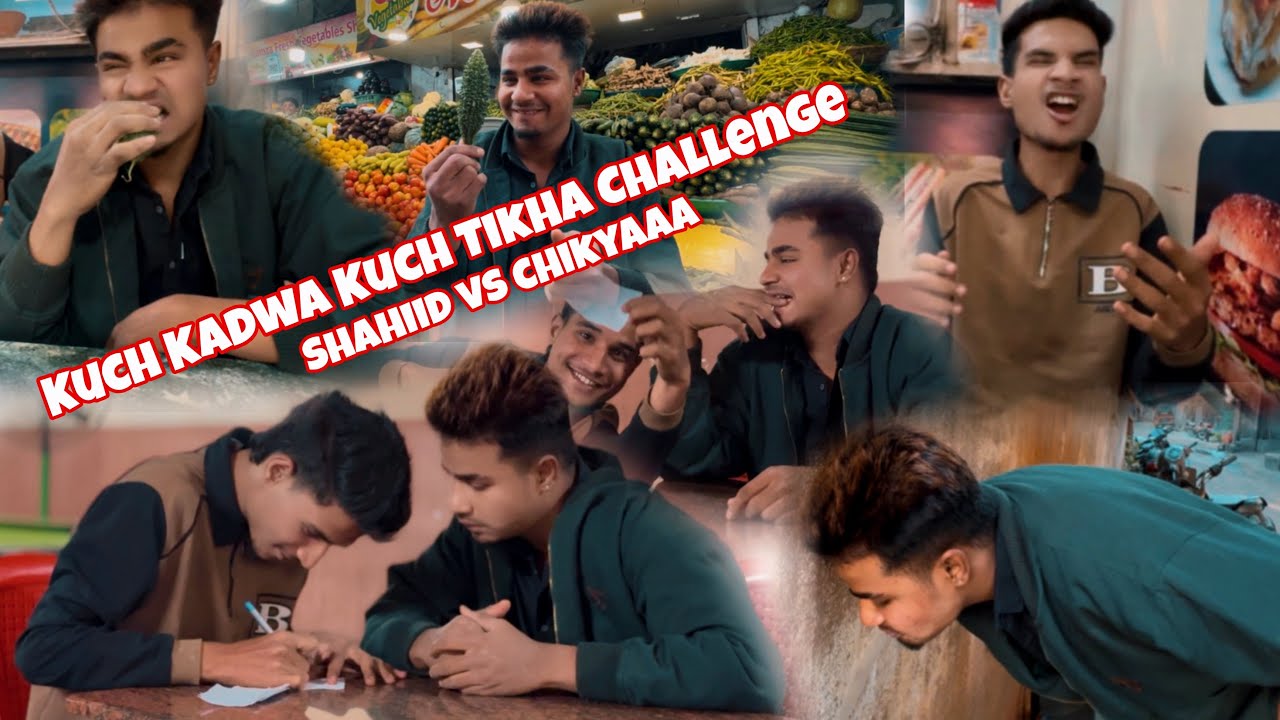 Mirchi pawdar🌶️ VS 🫛Karela challenge ￼