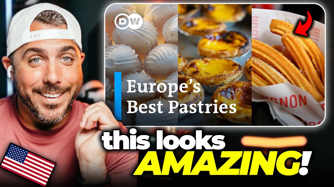 American Reacts to Five European Pastries You NEED to Try 🥐