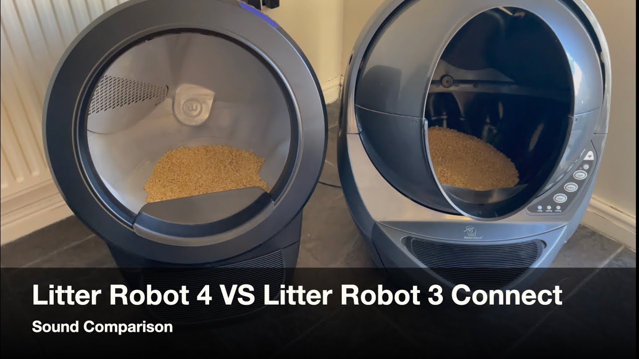 Litter Robot 4 VS Litter Robot 3 Connect Sound Comparison