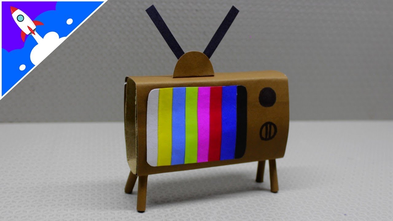 Como fazer uma televisão de papel