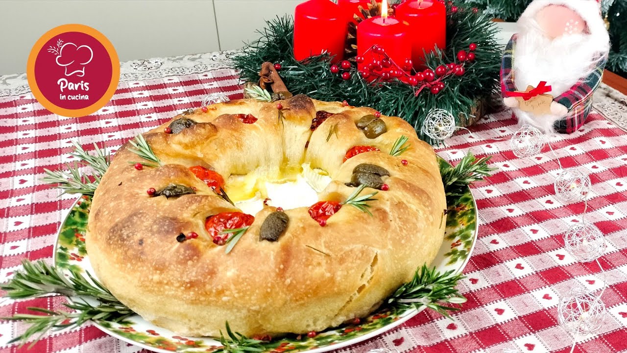 L’Antipasto di Natale più Bello di Sempre: Focaccia con Camembert | Ricetta Facile e Scenografica