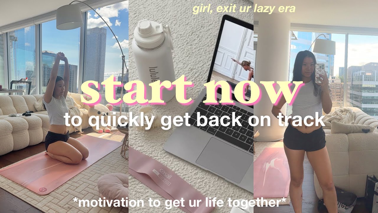 how to quickly get out of a slump *this will motivate you* 💫 aesthetic + productive vlog