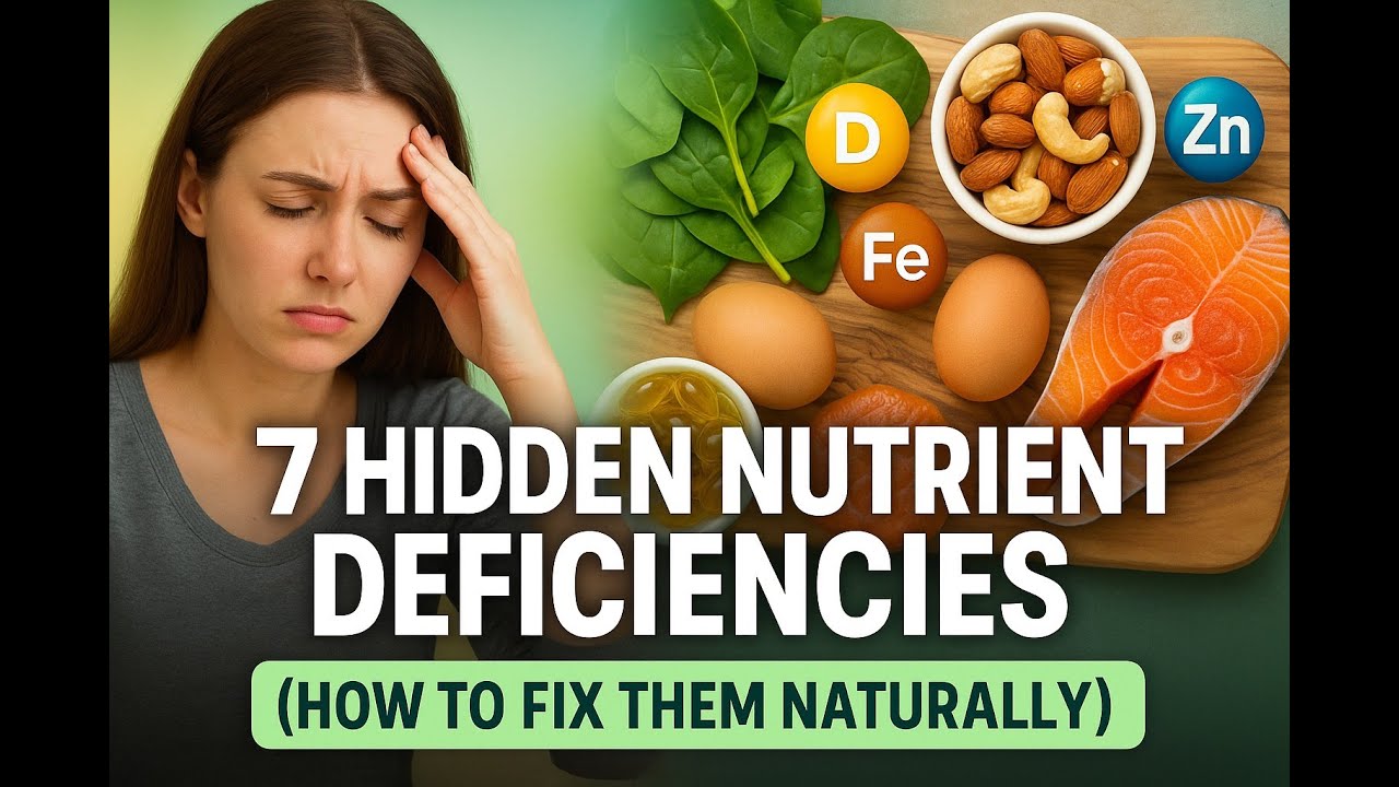 7 Hidden Nutrient Deficiencies (How to Fix Them Naturally)