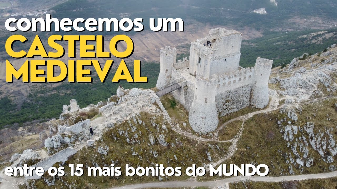 COMO &Eacute; UM CASTELO MEDIEVAL | ROCCA CALASCIO | Um dos mais bonitos do mundo
