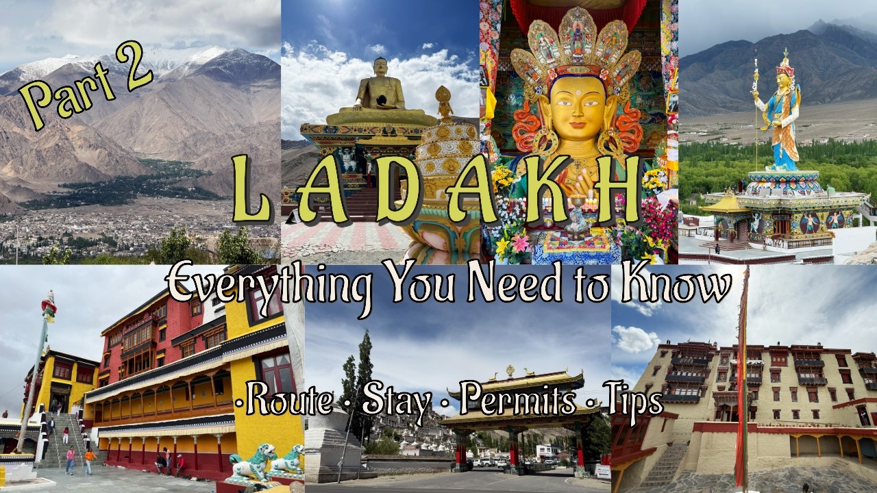 Ladakh Trip by Road | Thiksey Monastery, Shey Palace & Stok Village | Travel Guide | Part 2