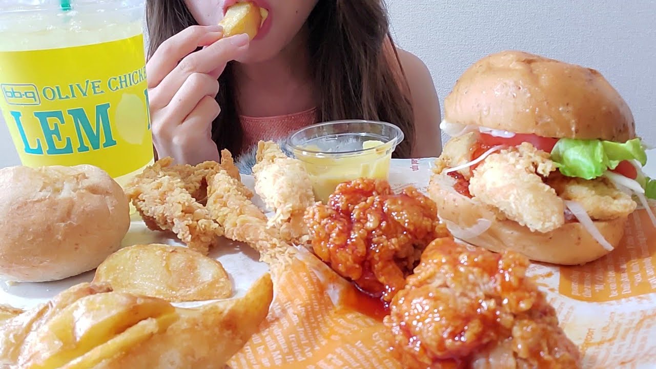 ASMR 咀嚼音|韓国チキンの誘惑がすごすぎる🐻🍗ULTIMATE CRUNCH: Fried Chicken ASMR for Deep Sleep