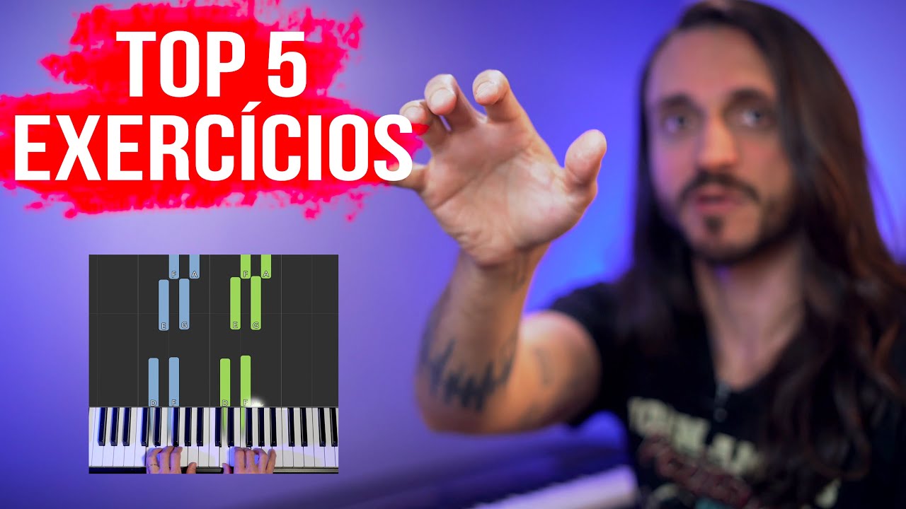 Os TOP 5 exerc&iacute;cios de piano para iniciantes