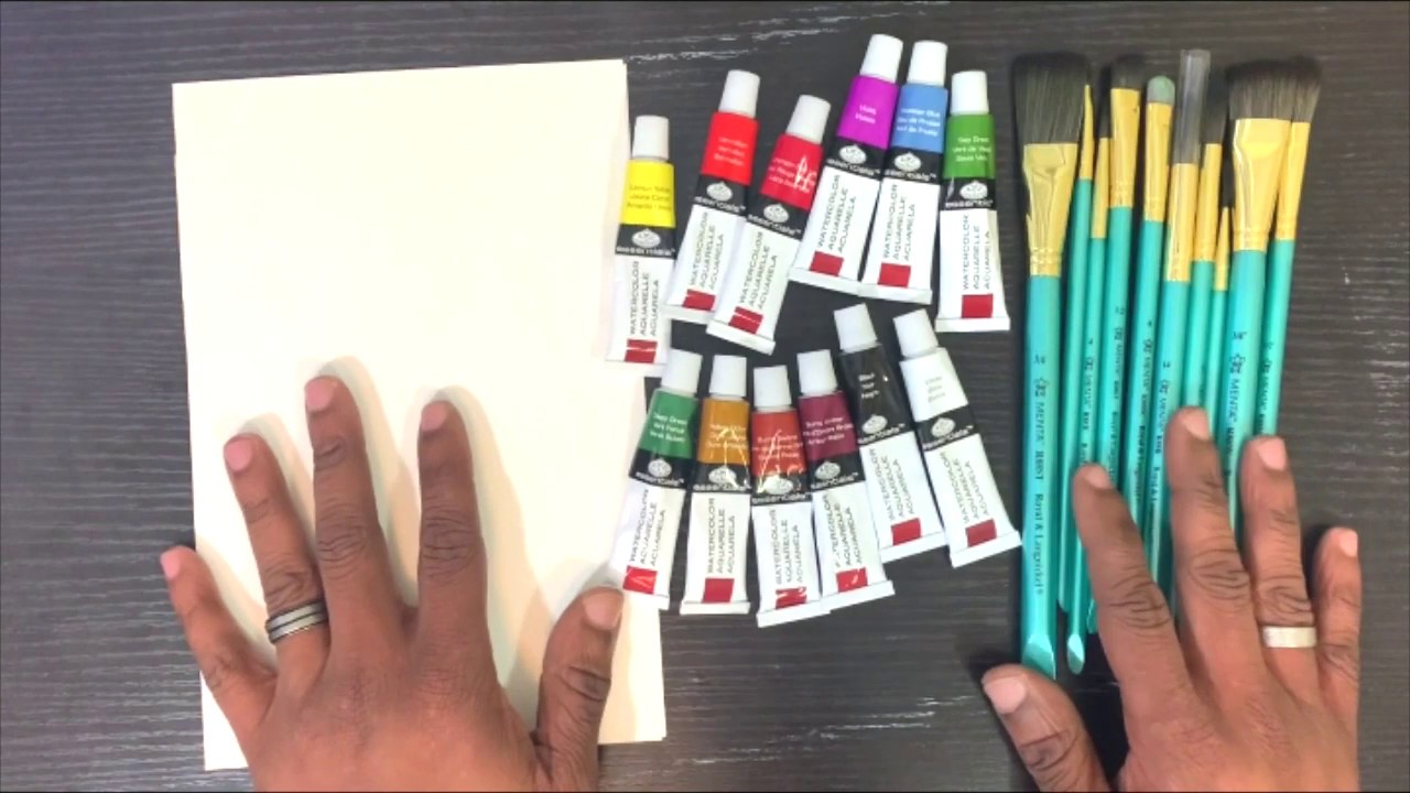 Lesson 101/Review: Washes, Color Mixing, Royal and Langnickel Review