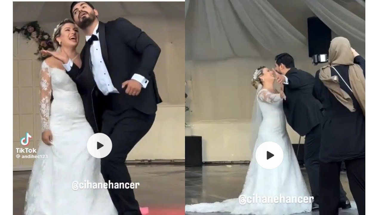 GELİN DİZİSİNİN CIHANI CENAY T&Uuml;RKSEVER D&Uuml;Ğ&Uuml;N&Uuml;NDE GELİN İLE &Ouml;YLE BİR DANS EDİYOR Kİ...