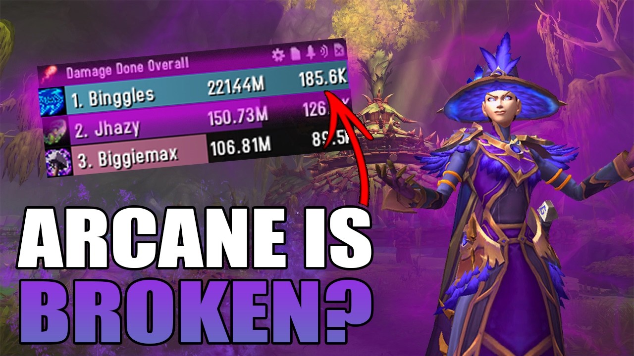Arcane Is Broken? | 185K DPS in +15 Maisara Caverns (Midnight Beta)