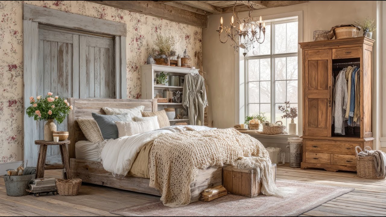 Soft Vintage Farmhouse Decorating Ideas for Inviting Homes