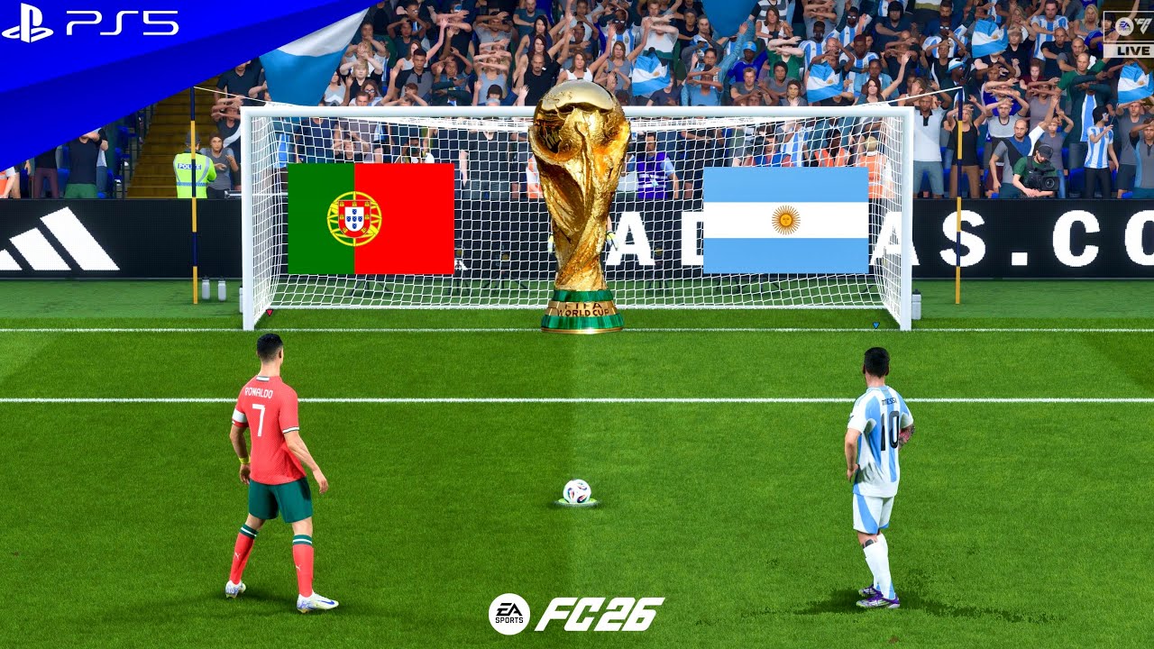 FC 26 | PORTUGAL VS ARGENTINA | WORLD CUP FINAL 2026 | RONALDO VS MESSI | PENALTY SHOOTOUT - PS5