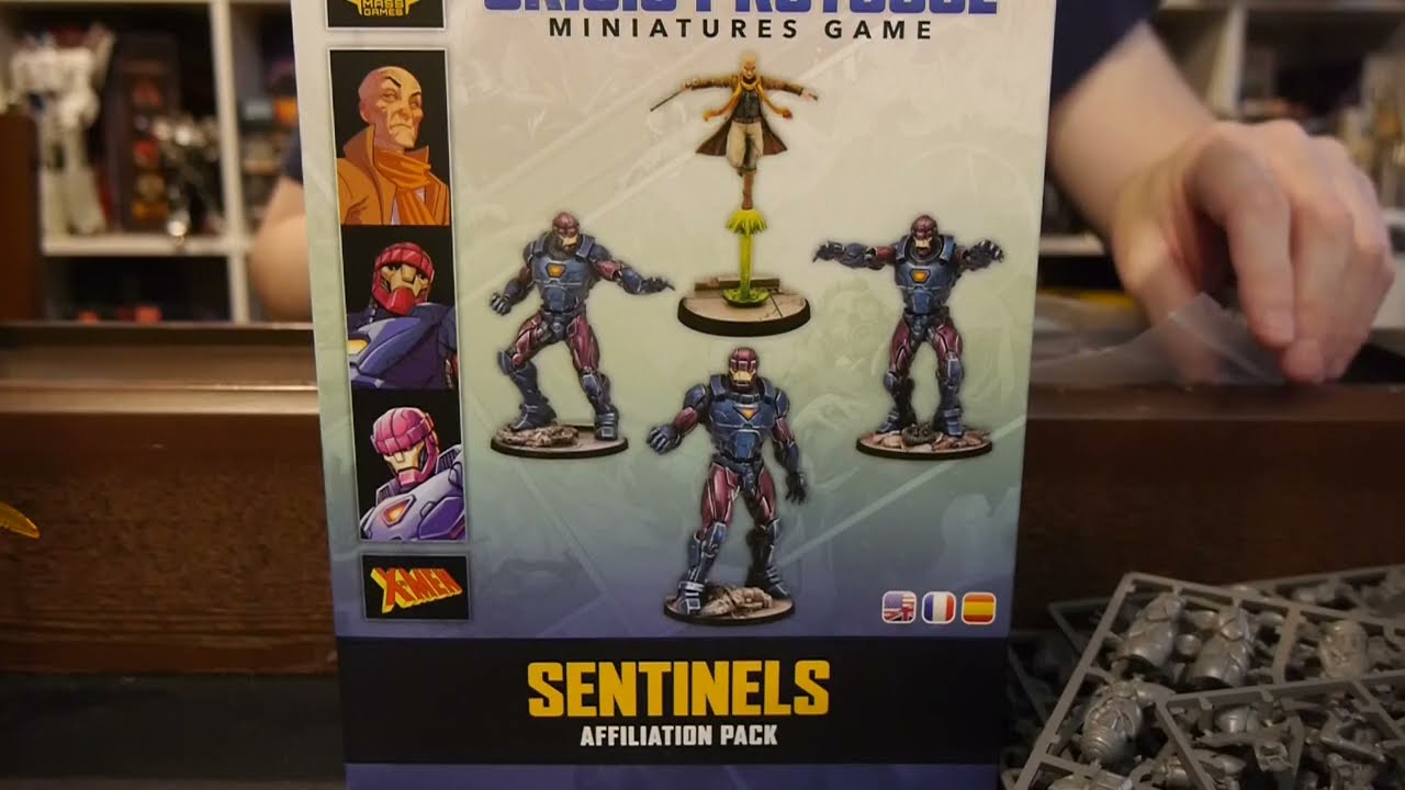 Marvel Crisis Protocol: Sentinels Affiliation Pack Unboxing!