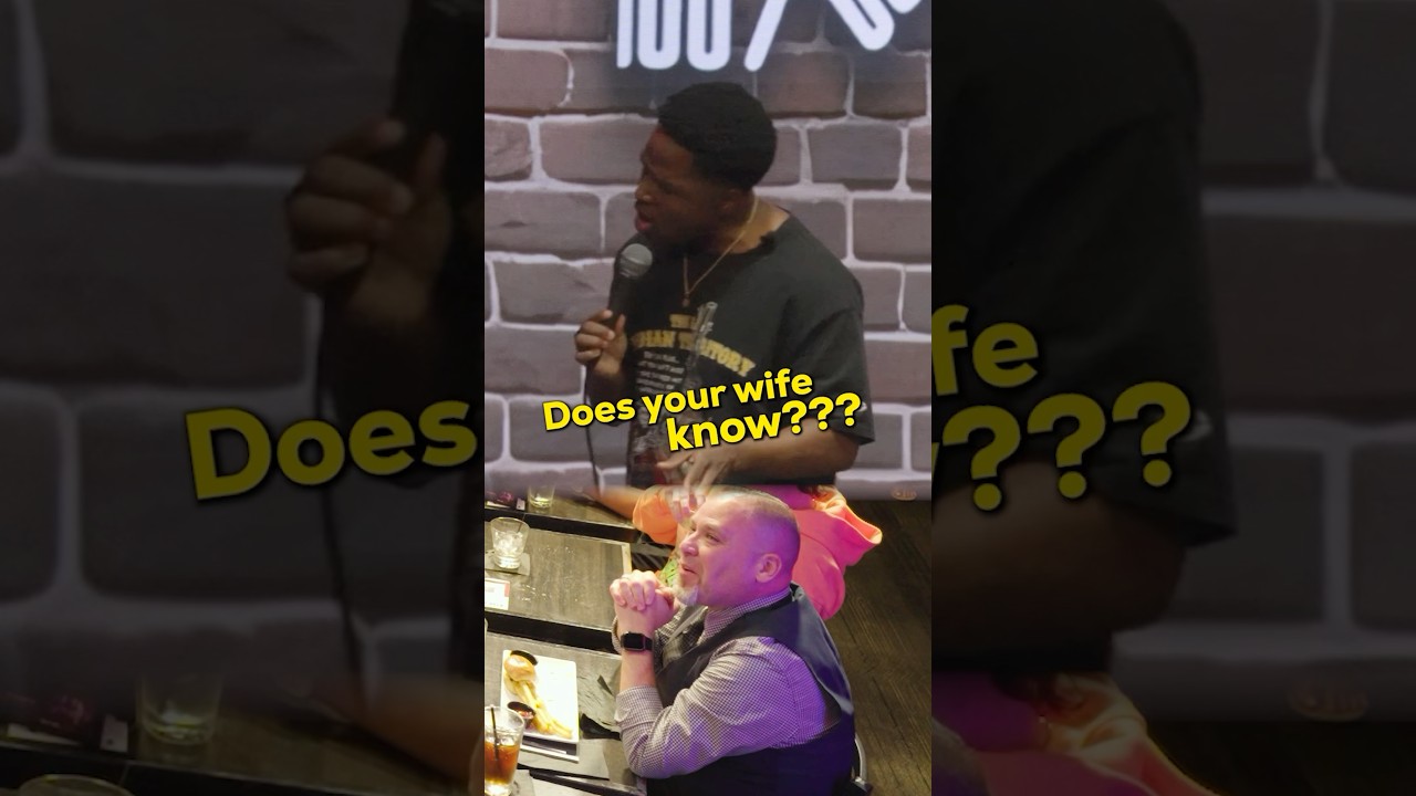 WATCH TIL THE END! I may have ruined his life 😅 #standupcomedy #marriage #cheating #coldplay