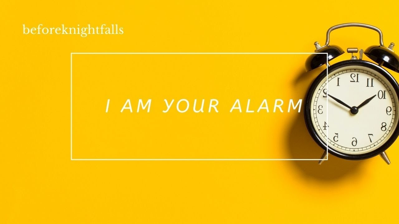 ASMR: i am your alarm