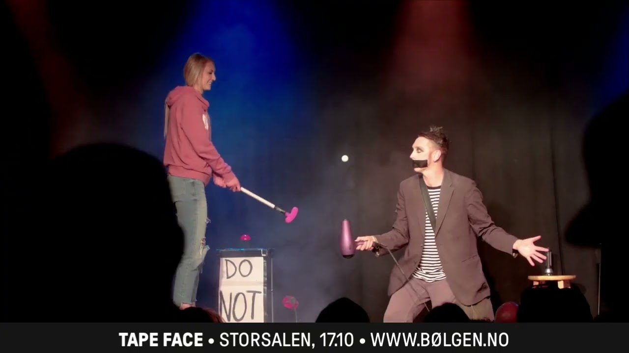 TAPE FACE&nbsp;P&Aring; B&Oslash;LGEN!
