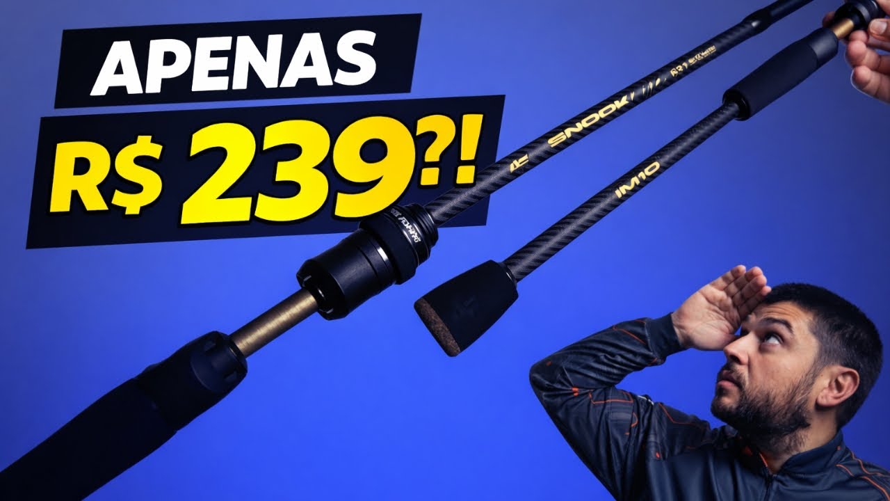 Albatroz Snook Life é Boa Mesmo? Vara de Pesca por R$239 Vale a Pena