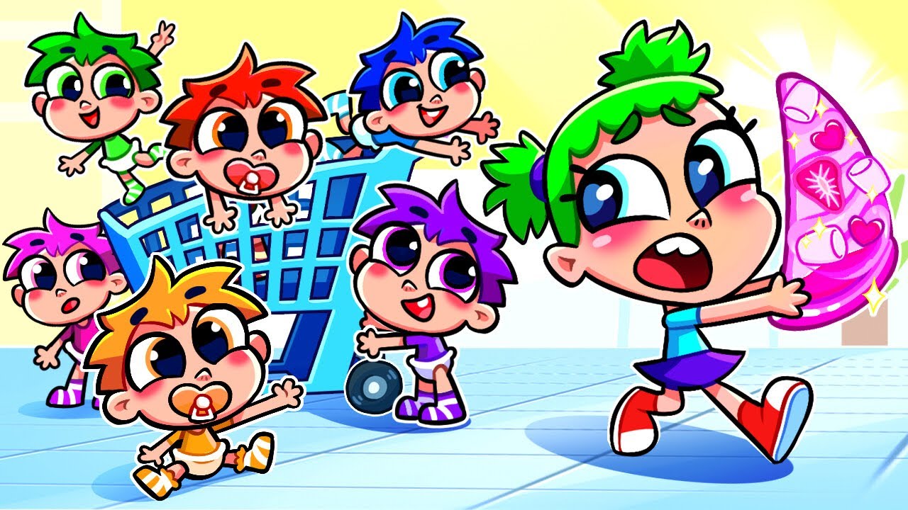 ❤️ Sharing Is Caring! | Funny Siblings Story | Kids Songs