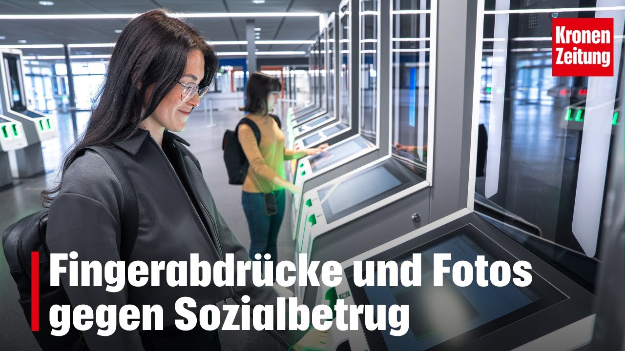 Neue Flughafen-Regeln: Fingerabdrücke und Fotos gegen Sozialbetrug | krone.tv NEWS