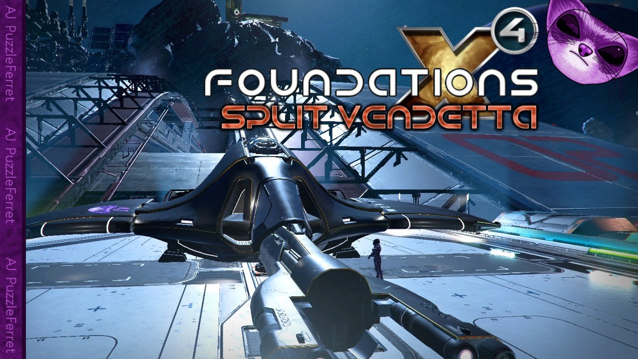 X4 Split Vendetta Ep77 - Building an illegal goods factory!
