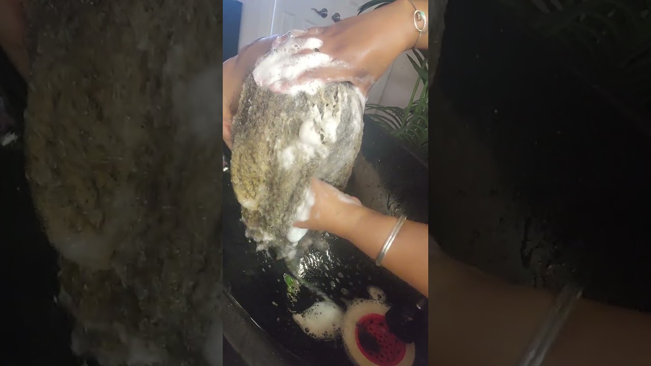 #asmr|She got a scalp massage before this Wonderful shampoo #hairwashing #4c