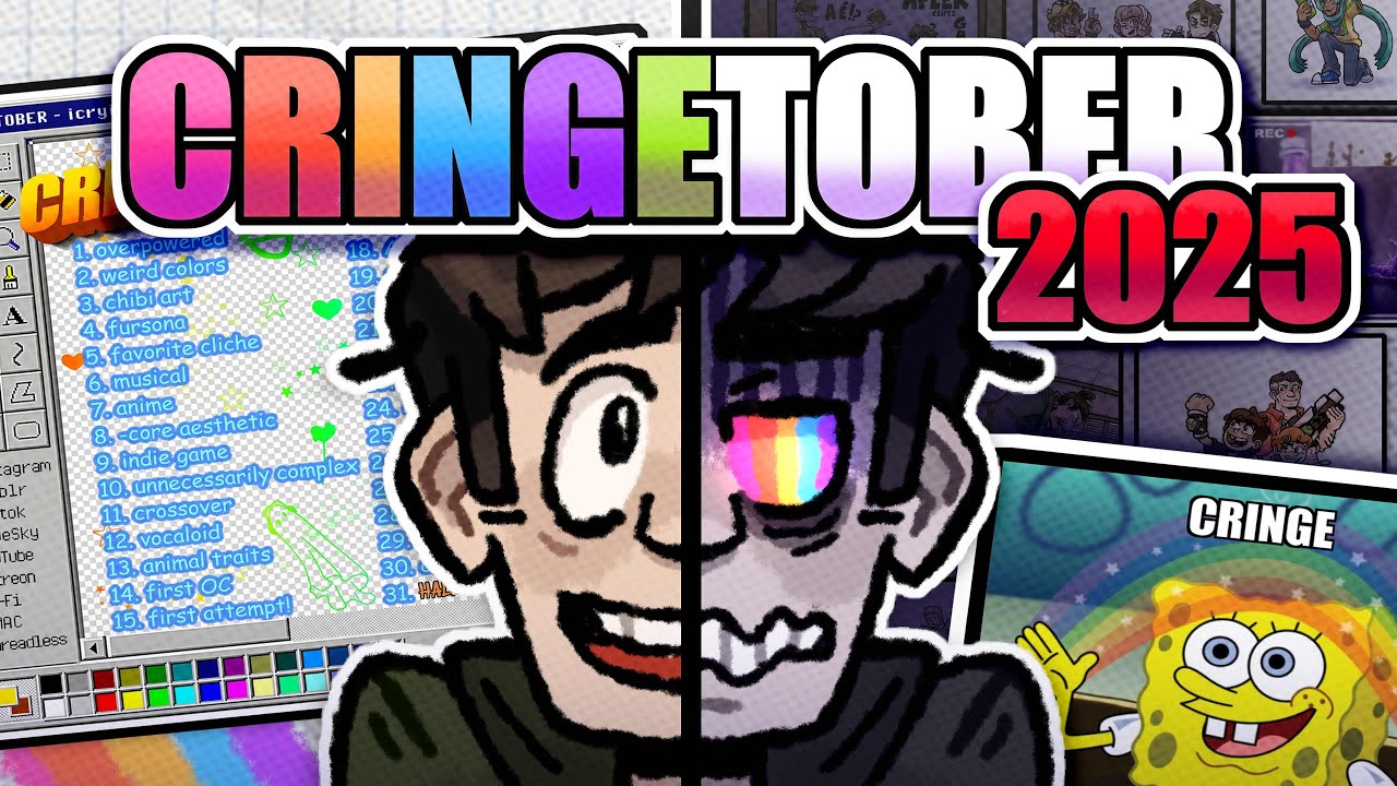 DESAFIO DE DESENHO CRINGETOBER 2025 (Art Challange, Comentário & Speedpaint)