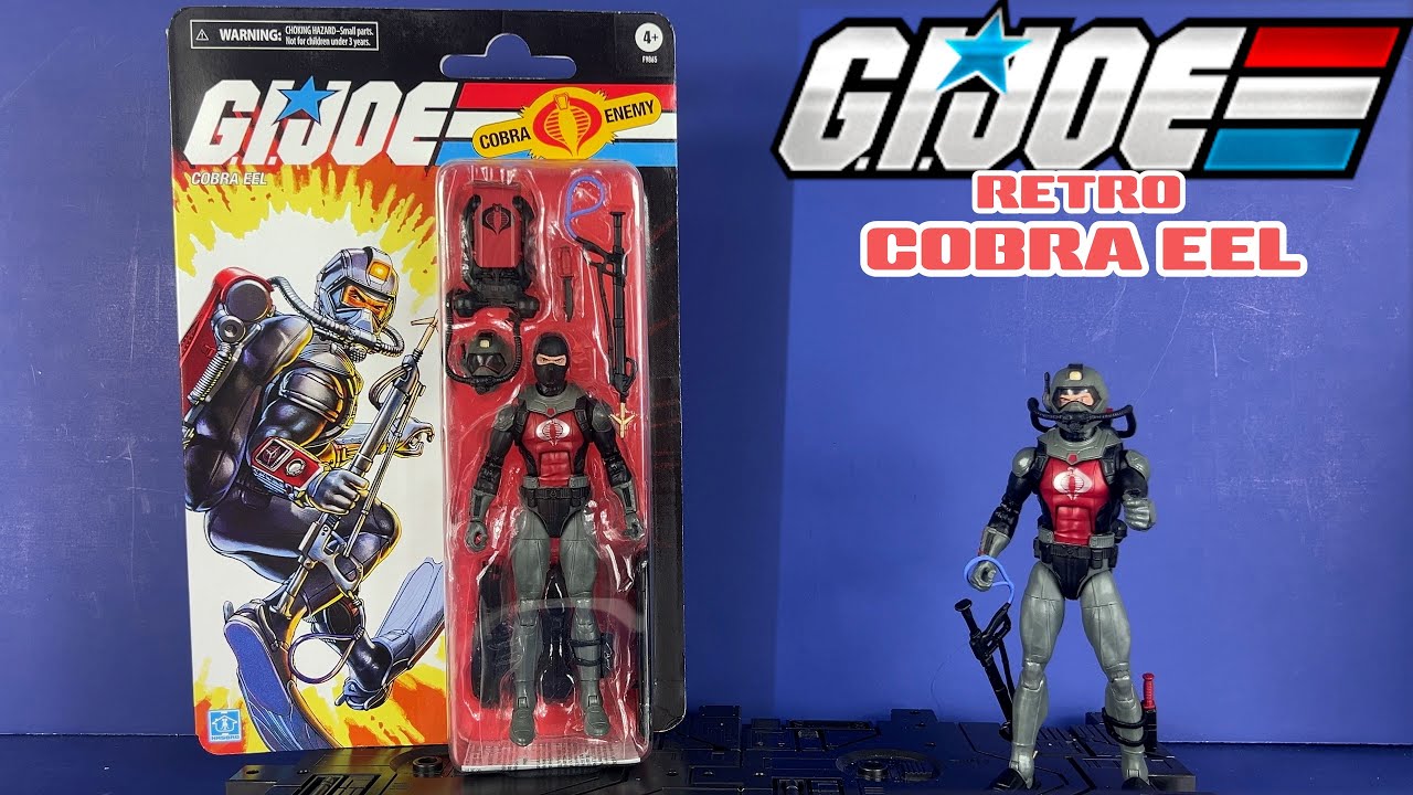 G.I. Joe Classified Retro Cardback COBRA EEL Review