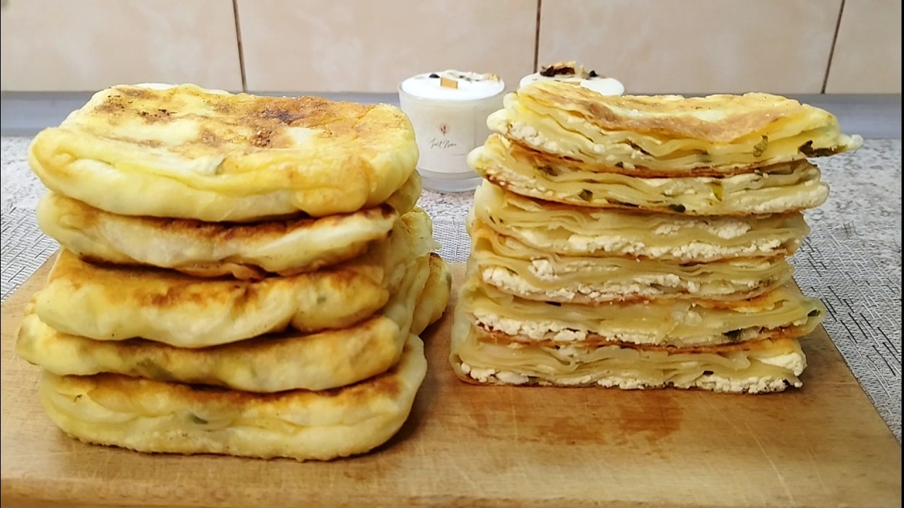Зеленый ЛУК и Творог Без Дрожжей Без Духовки Быстрый Рецепт Конвертики с Луком и Творогом