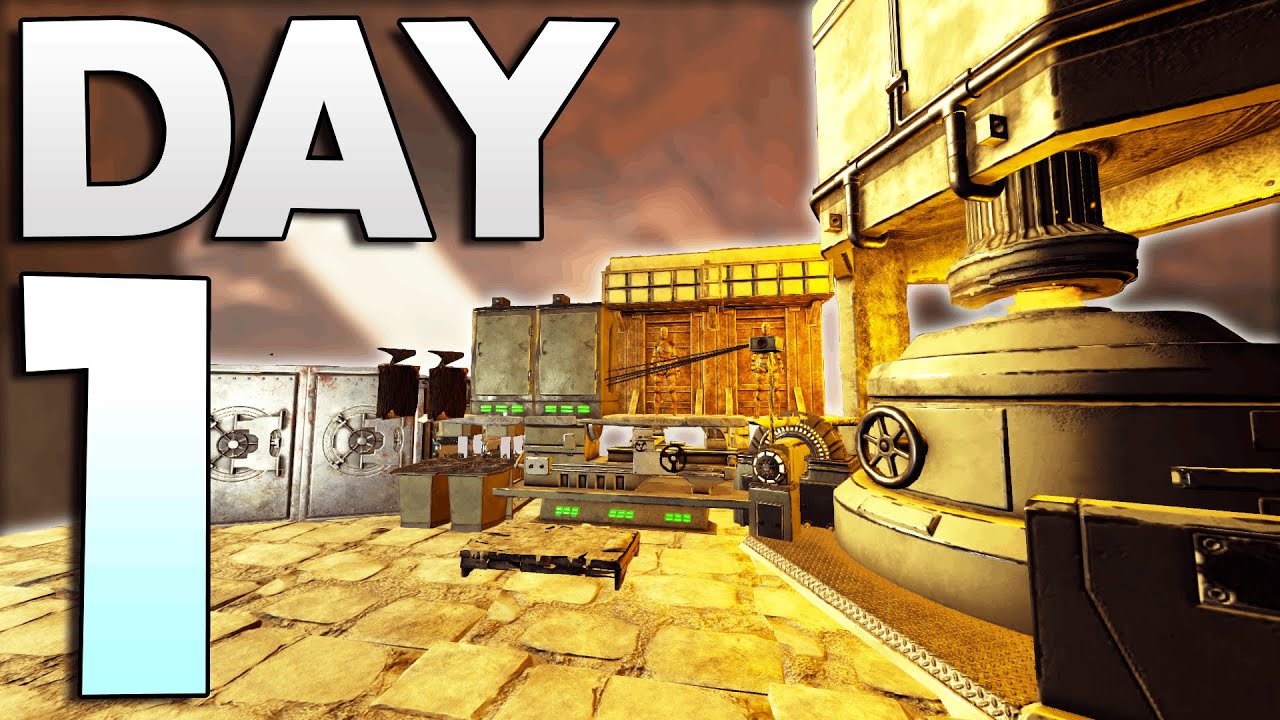 How a 40,000 Hour Tribe Claims Central Cave DAY 1! - ARK