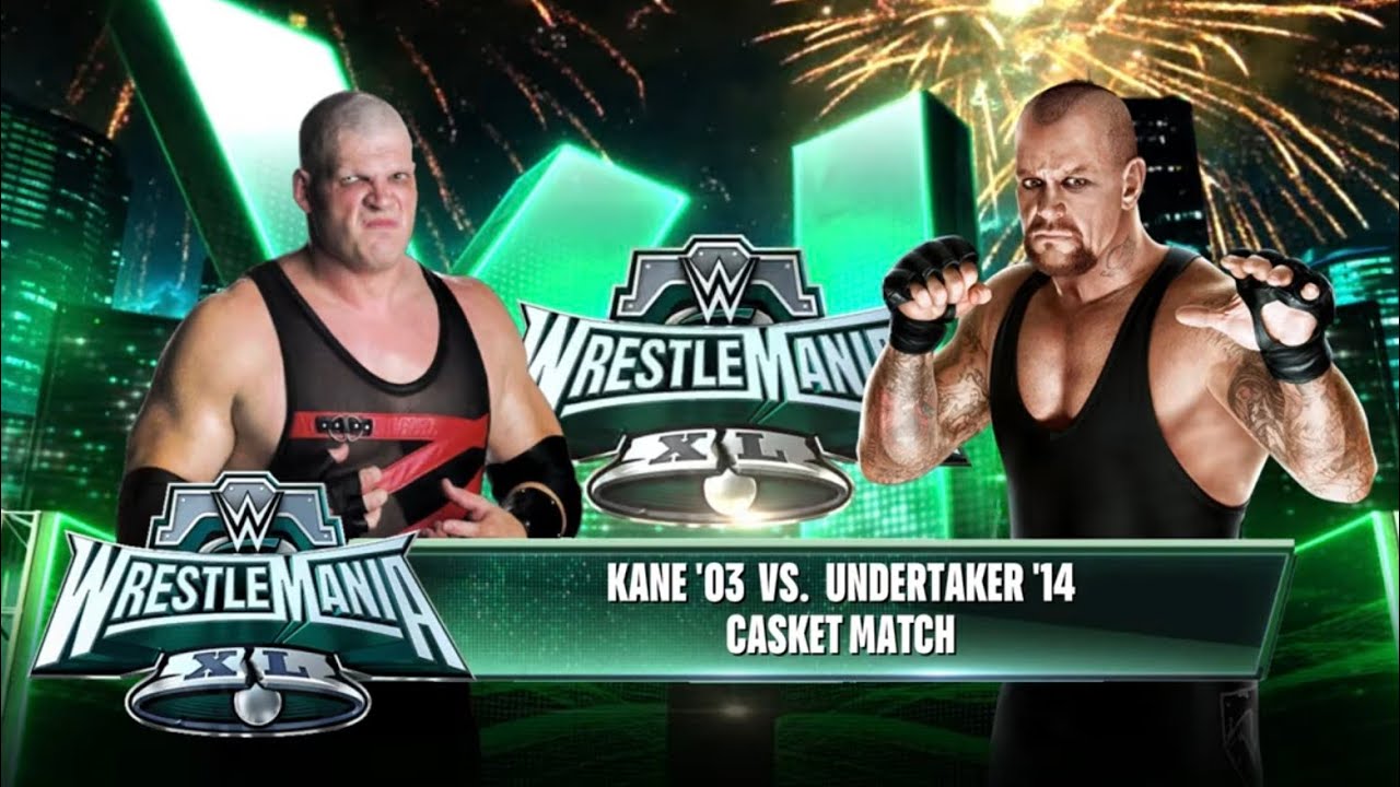 Полный матч - Кейн '03 против Андертейкера '14: Матч в гробу на WrestleMania XL | WWE 2k24