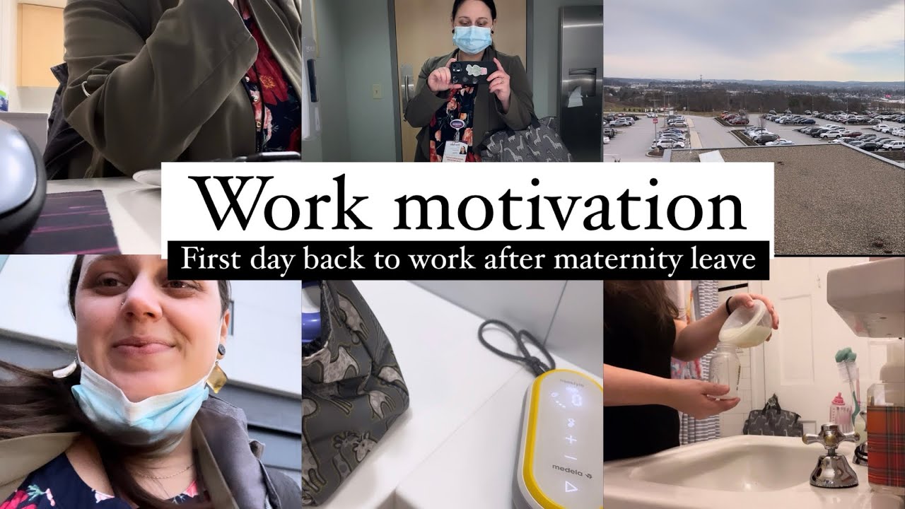 First day back to work after maternity leave, 9-5, work motivation ✨